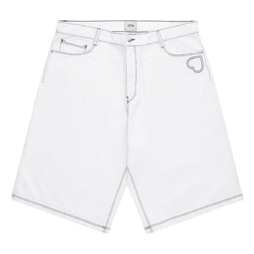 Arte Antwerp Silvain Heart Detail Korte Broek Wit