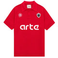 Arte Antwerp Simon Knitted Polo Rood