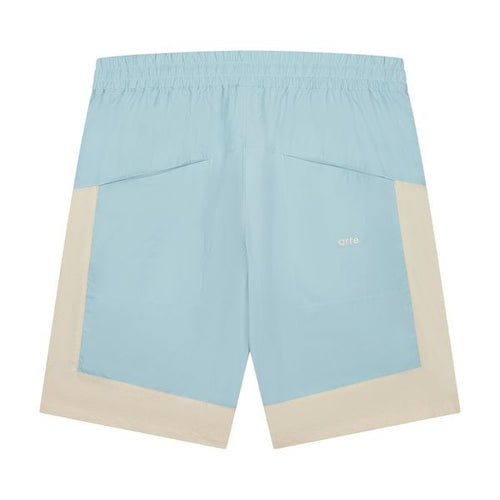 arte antwerp steiner contrast korte broek licht blauw
