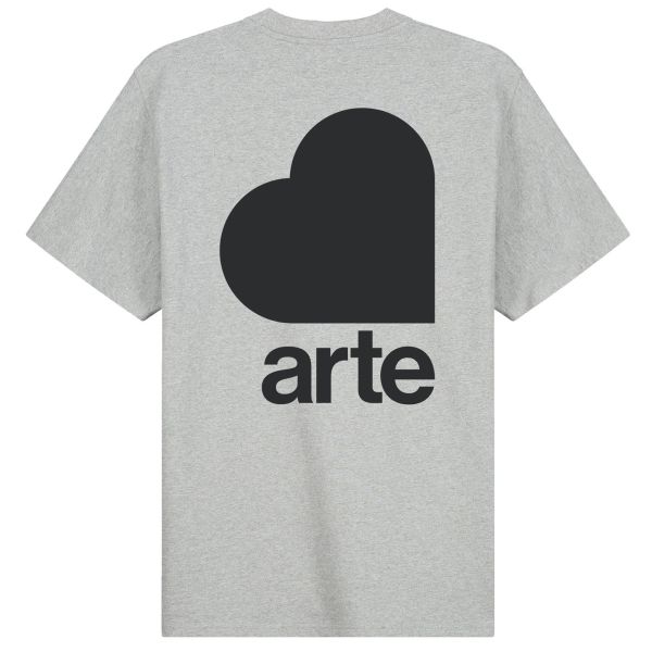 Arte Antwerp Taut Back Heart T-shirt Grijs