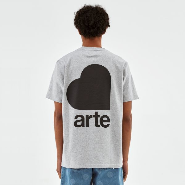 Arte Antwerp Taut Back Heart T-shirt Grijs