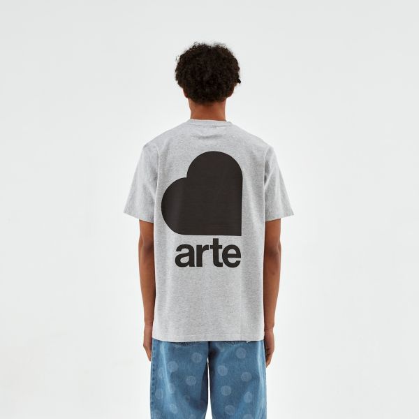 Arte Antwerp Taut Back Heart T-shirt Grijs