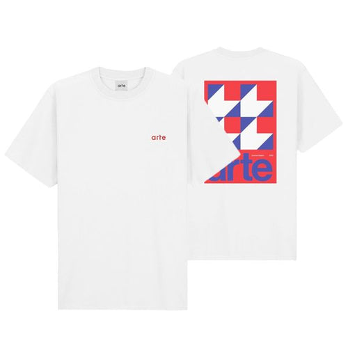 arte antwerp taut back r print t-shirt wit