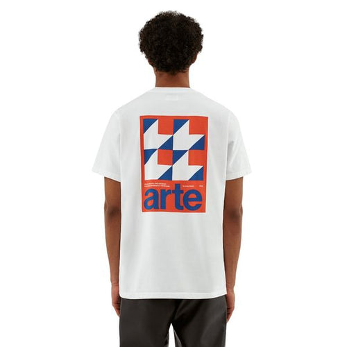arte antwerp taut back r print t-shirt wit