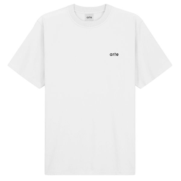 Arte Antwerp Taut Back Y Print T-shirt Wit