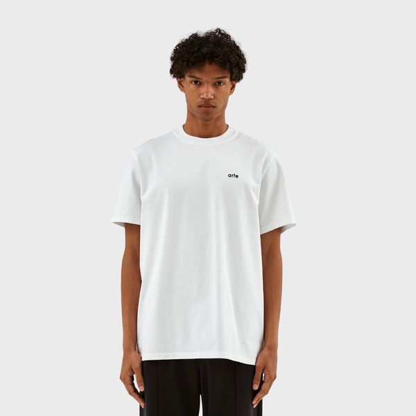 arte antwerp taut back Y print t-shirt wit