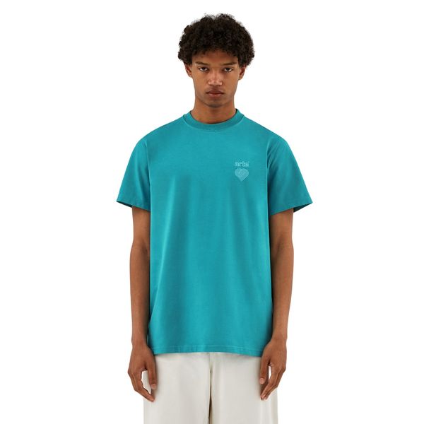arte antwerp taut embroi logo t-shirt blauw
