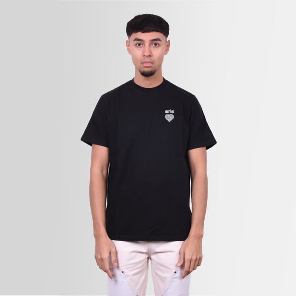 arte antwerp taut embroi logo t-shirt zwart