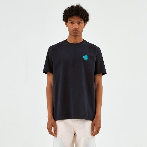 Arte Antwerp Taut Heart Logo T-shirt Navy
