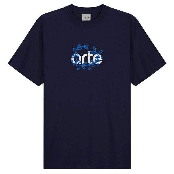 Arte Antwerp Teo Arte Front T-shirt Navy