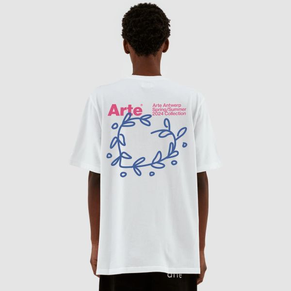 Arte Antwerp Teo Back Heart T-shirt Wit