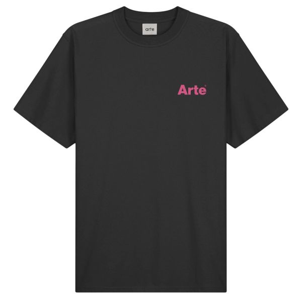 Arte Antwerp Teo Back Heart T-shirt Zwart
