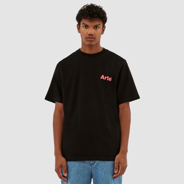 Arte Antwerp Teo Back Heart T-shirt Zwart