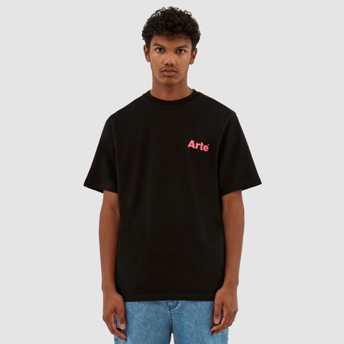 Arte Antwerp Teo Back Heart T-shirt Zwart