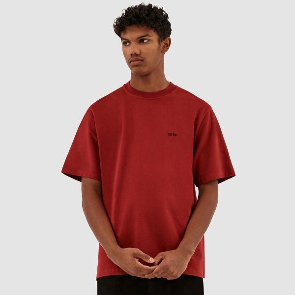 Arte Antwerp Teo Back Hearts T-shirt Bordeaux