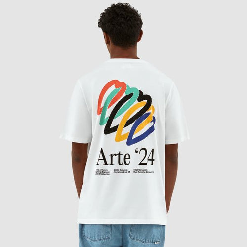 Arte Antwerp Teo Back Hearts T-shirt Wit