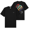 Arte Antwerp Teo Back Hearts T-shirt Zwart