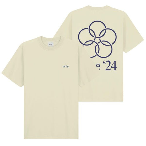 Arte Antwerp Teo Back Rings T-shirt Off White