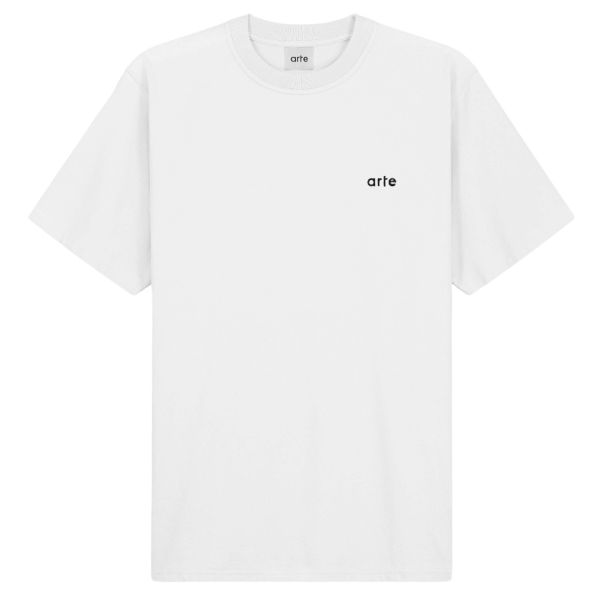 Arte Antwerp Teo Back Rings T-shirt Wit