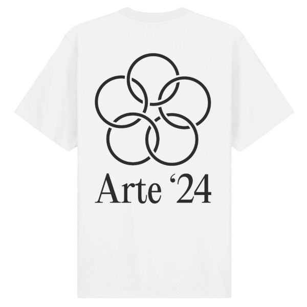 Arte Antwerp Teo Back Rings T-shirt Wit