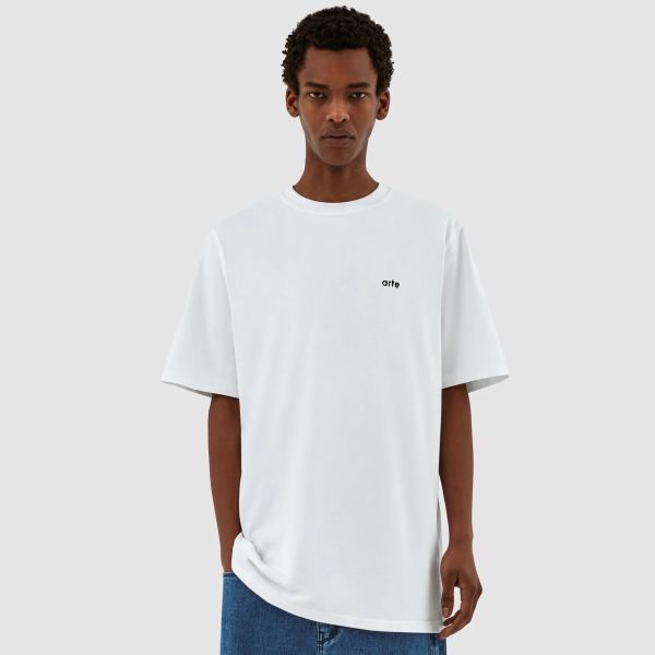 Arte Antwerp Teo Back Rings T-shirt Wit