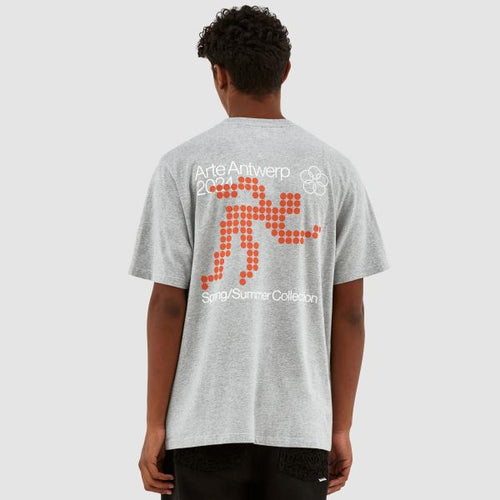 Arte Antwerp Teo Back Runner T-shirt Grijs