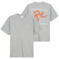 Arte Antwerp Teo Back Runner T-shirt Grijs
