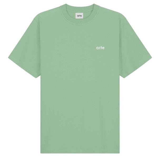 Arte Antwerp Teo Back Runner T-shirt Groen