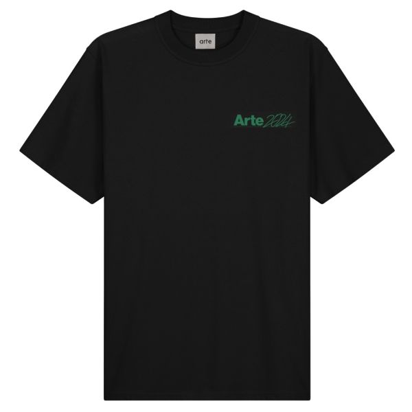 Arte Antwerp Teo Back T-shirt Zwart