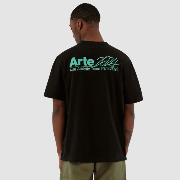 Arte Antwerp Teo Back T-shirt Zwart
