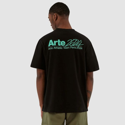 Arte Antwerp Teo Back T-shirt Zwart