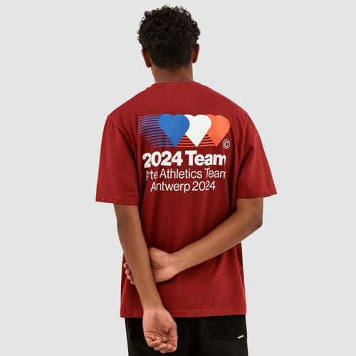 Arte Antwerp Teo Back Team T-shirt Bordeaux