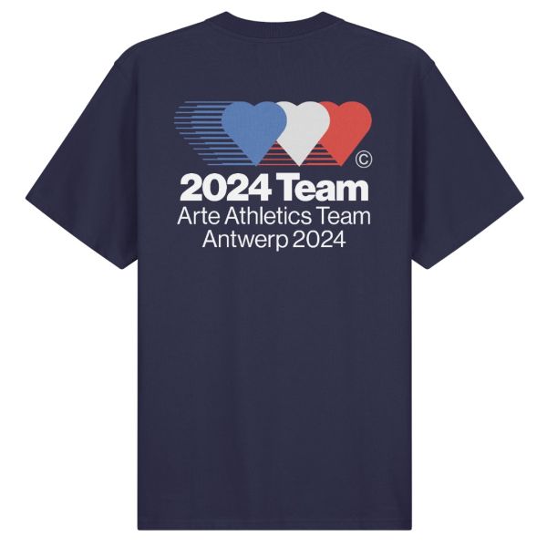 Arte Antwerp Teo Back Team T-shirt Navy