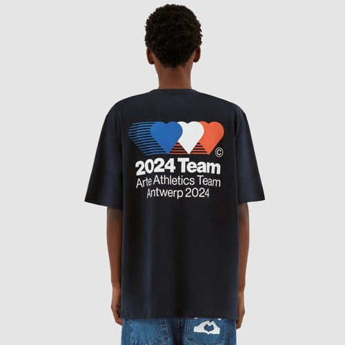 Arte Antwerp Teo Back Team T-shirt Navy