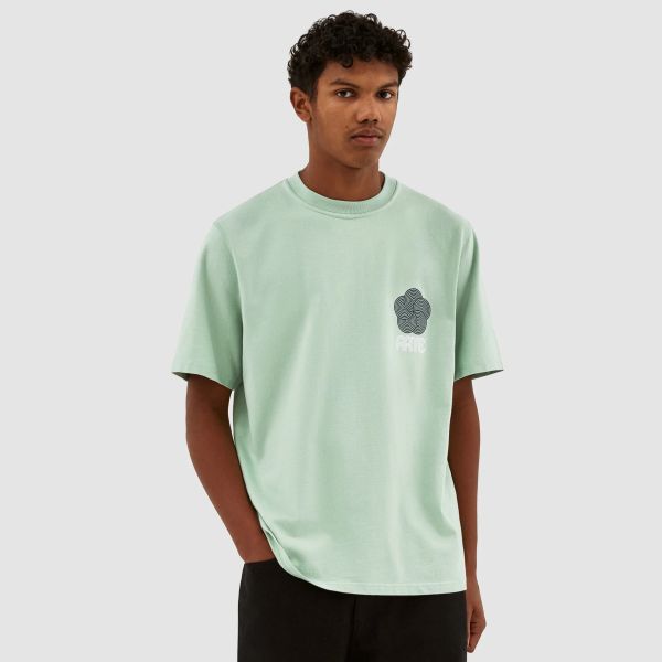 Arte Antwerp Teo Circle Flower T-shirt Groen