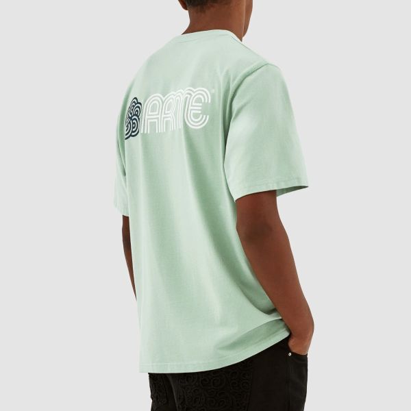Arte Antwerp Teo Circle Flower T-shirt Groen