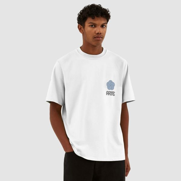 Arte Antwerp Teo Circle Flower T-shirt Wit