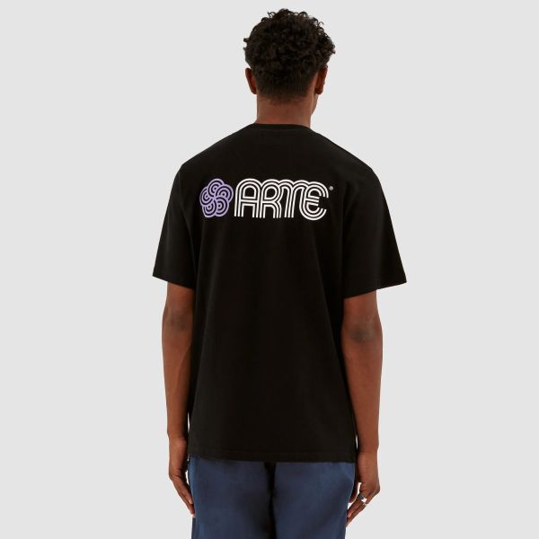 Arte Antwerp Teo Circle Flower T-shirt Zwart