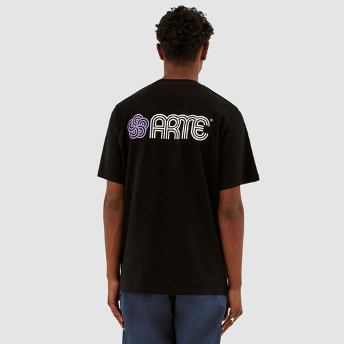 Arte Antwerp Teo Circle Flower T-shirt Zwart