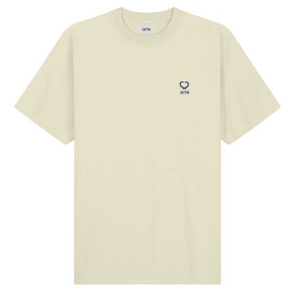 Arte Antwerp Teo Small Heart T-shirt Beige