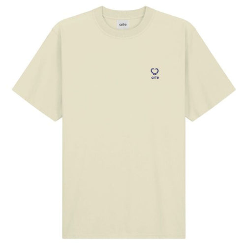 Arte Antwerp Teo Small Heart T-shirt Beige