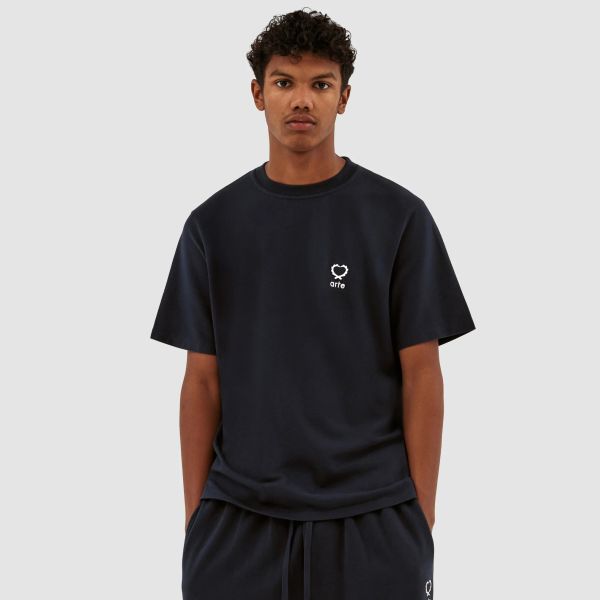 Arte Antwerp Teo Small Heart T-shirt Navy