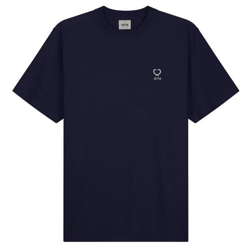 Arte Antwerp Teo Small Heart T-shirt Navy