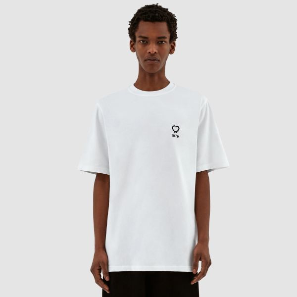 Arte Antwerp Teo Small Heart T-shirt Wit