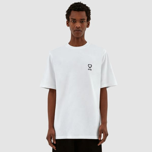 Arte Antwerp Teo Small Heart T-shirt Wit