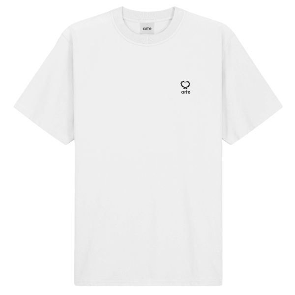 Arte Antwerp Teo Small Heart T-shirt Wit