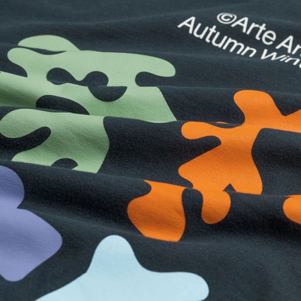Arte Antwerp Tommy Back Arte T-shirt Navy