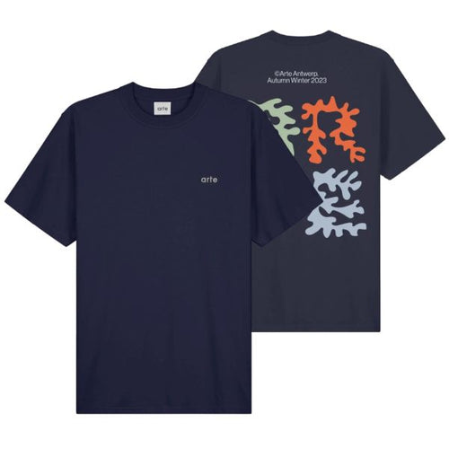 Arte Antwerp Tommy Back Arte T-shirt Navy
