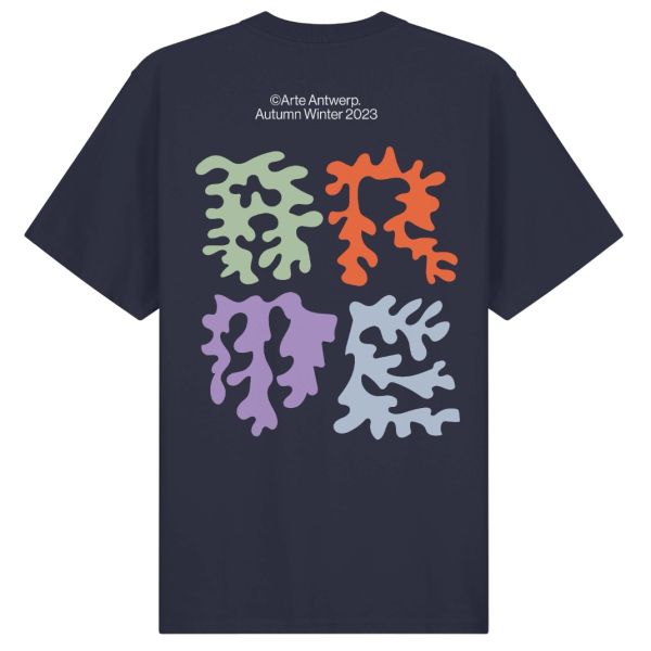 Arte Antwerp Tommy Back Arte T-shirt Navy