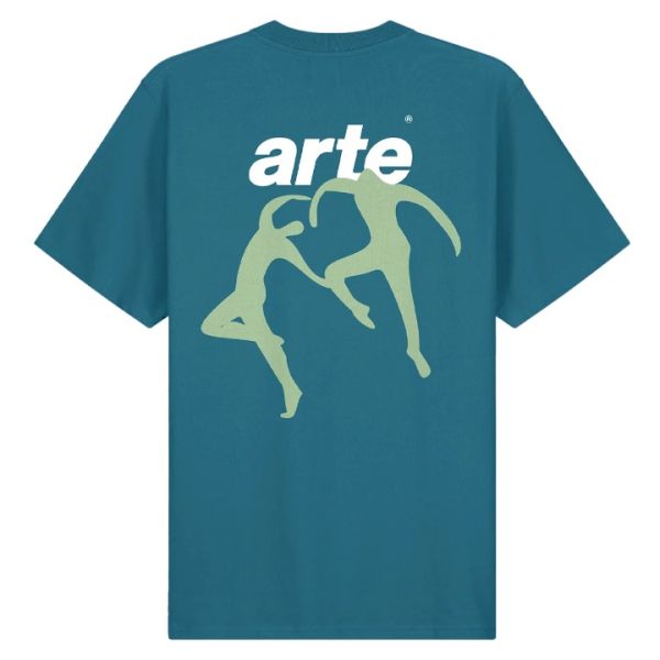 Arte Antwerp Tommy Back Dancers T-shirt Blauw
